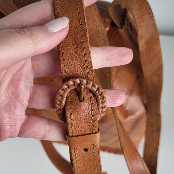 New Handmade Tooled Leather Bag Purse I Boho Western Style - Picture 6 of 10
